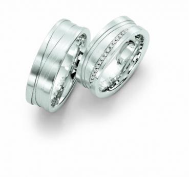 Trauringe Weissgold von Fischer 06 05379/070